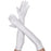 Long White Satin Gloves - Costume - NEW **