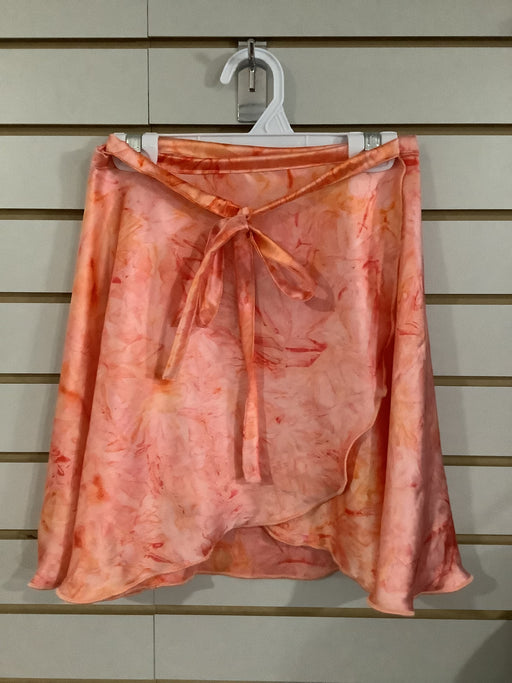 Child Wrap Skirt - Coral Tie Dye