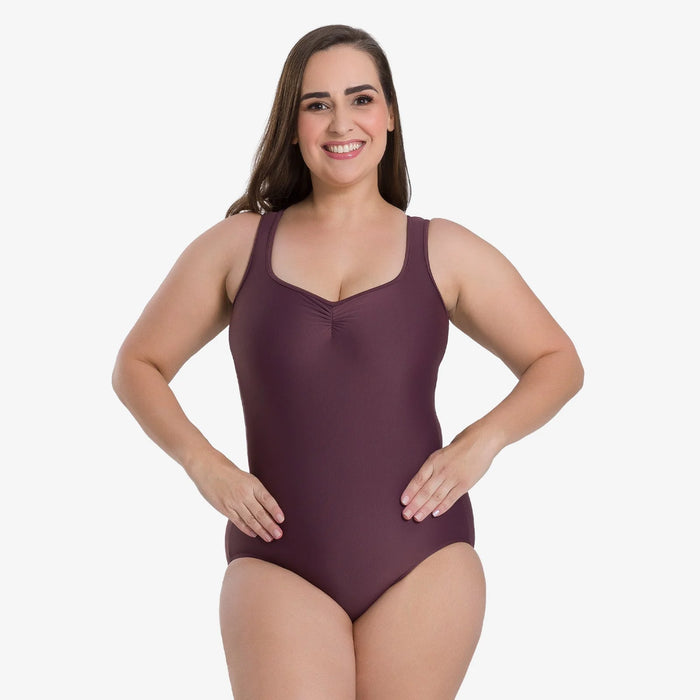 Sodanca - Adult Curvy Suelina Leotard - Hot Chocolate