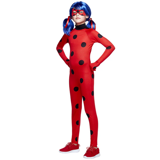 Zag Heroez - Child's Small Miraculous Lady Bug Costume - Gently Used **