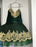 Adult Small Emerald Green and Gold Ballet Platter Tutu - New**