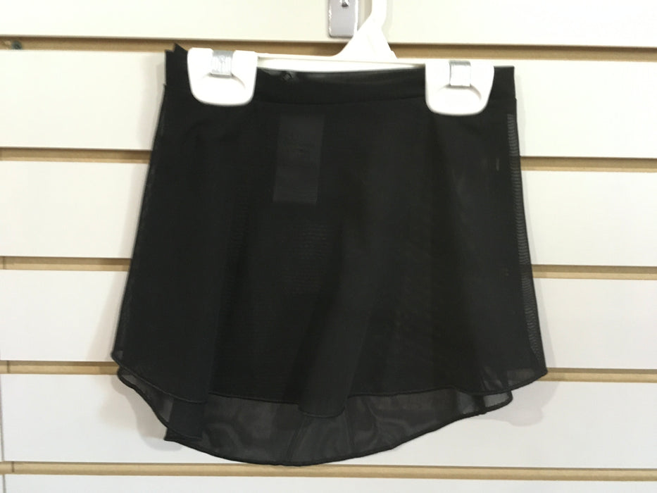 Lulli - Girls Pull on Mesh Dance Skirt Alisa - Black