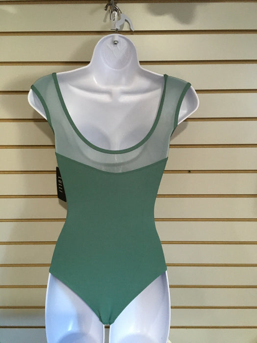 Lulli - Child's Nikita Cap Sleeve Leotard - Dusty Green