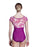 Lulli - Adult Adrianna Cap Sleeve Tie Dye Leotard - Black