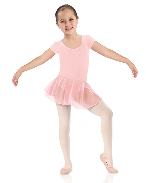 Leo's Dancewear Short Sleeve Skirted Leotard