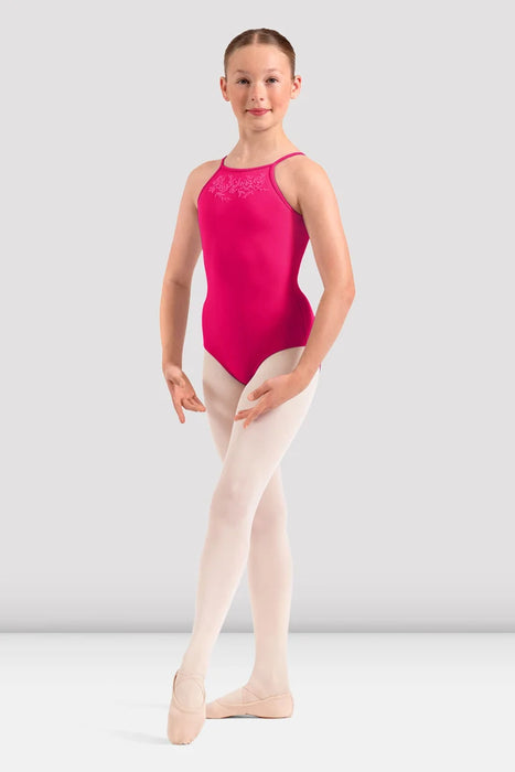 Mirella - Child's Adagio Halterneck Leotard - Hot Pink