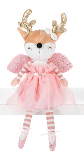 Ganz - Reindeer Shelfsitter - Pink