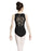 Mirella Adult Peacock Plume Diamond Back Tank Leotard