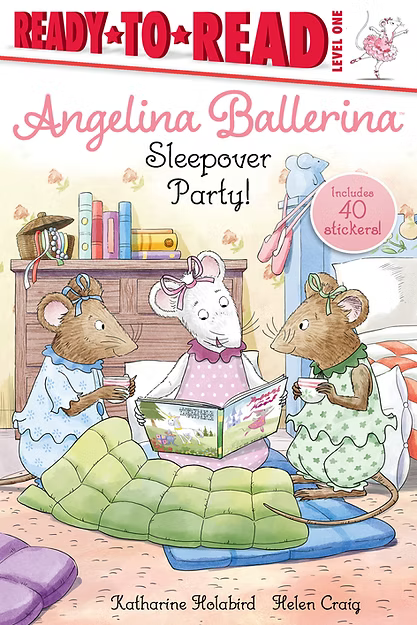 Sleep Over Party! (Angelina Ballerina, Ready-To-Read, Level 1)