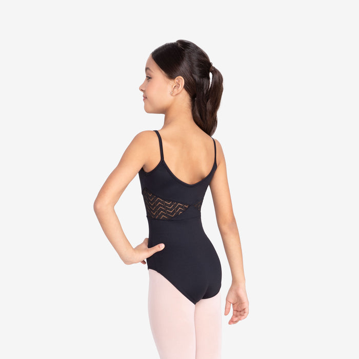 Sodanca - Child's Leotard with Chevron Lace