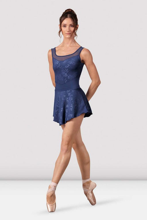 Bloch - Adult Lumina Printed Pull On Skirt - Eclipse Blue