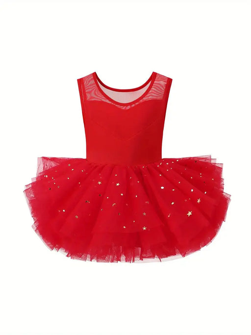Child's Red Dance Dress