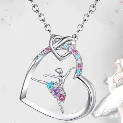 Ballet Heart Necklace
