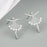 Ballerina Earrings - Silver