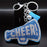 Cheer Keyring - Light Blue