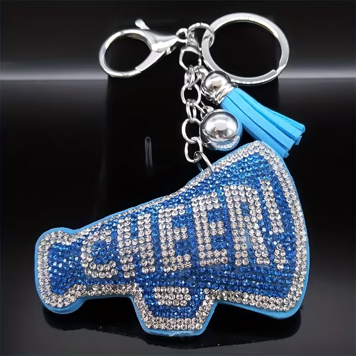 Cheer Keyring - Light Blue