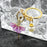 Ballet Dancer With Pearl Keyring - Lavender