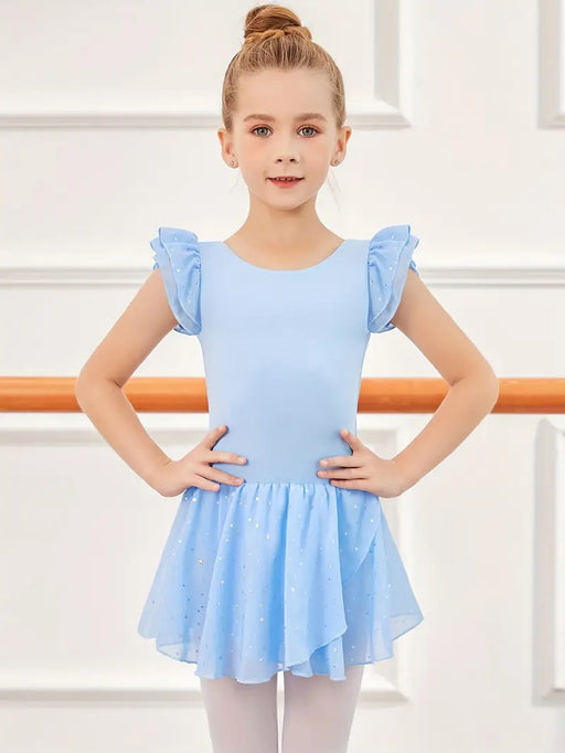 Criss-cross back Ballet Dress with Sparkle Skirt
