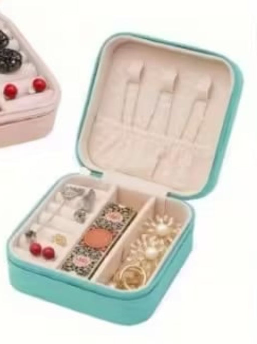 Travel Jewelry Box - Aqua