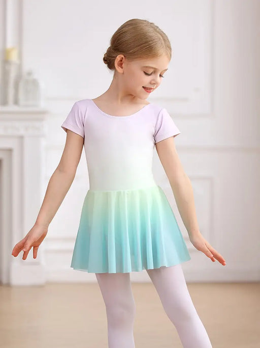 Ombre Dance Dress - Mineral Green