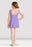 Bloch - Child's Print Front Tank Dress Leotard - Lilac