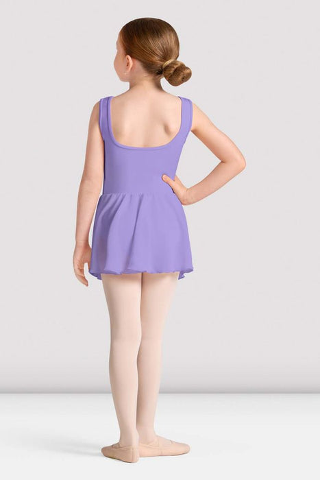 Bloch - Child's Print Front Tank Dress Leotard - Lilac