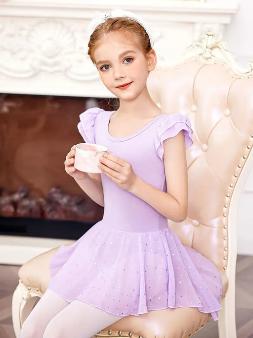 Child's Dance Dress with Criss Cross Back