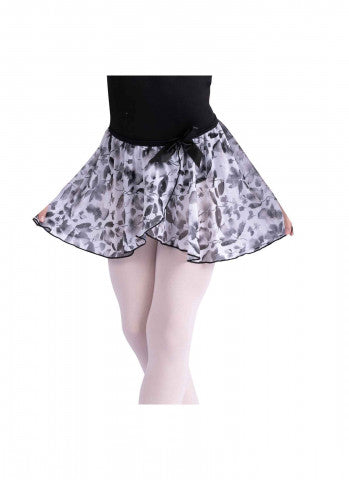 DanznMotion - Child's Floral Skirt - Black