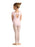 DanznMotion - Child's Amara Short Sleeve Heart Back Leotard - Pink