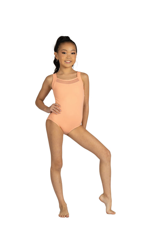 DanznMotion - Child's Zoey Leotard - Peach Nectar