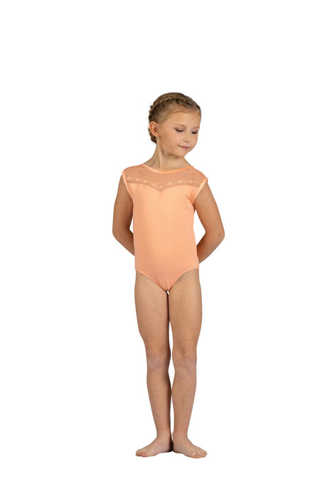 DanznMotion - Child's Daria Leotard - Peach Nectar
