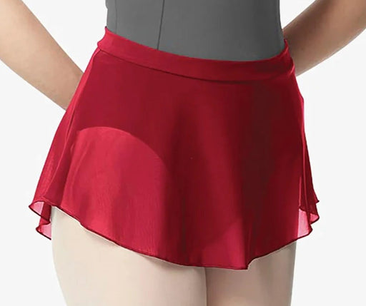 Lulli - Adult Pull on Mesh Skirt Alisa - Dark Red