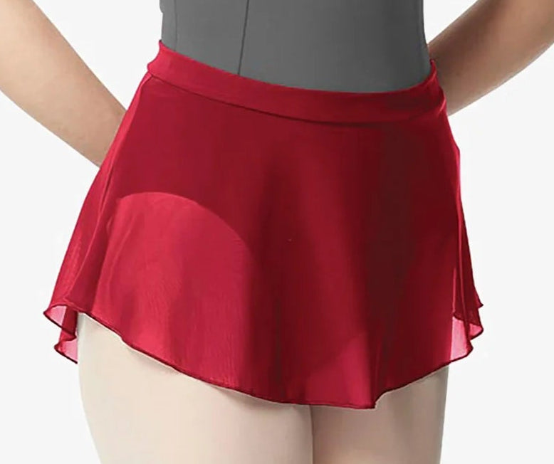 Lulli - Adult Pull on Mesh Skirt Alisa - Dark Red