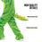 MORPHSUITS - Child Small Green T-Rex - NEW **