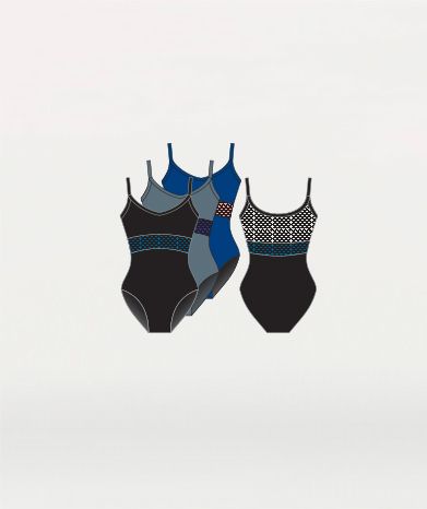 Body Wrappers - Adult Mesh Back Insert Leotard