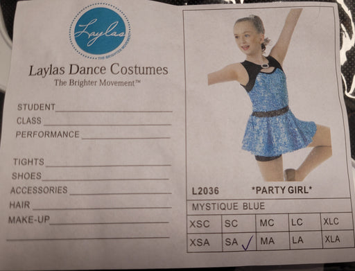 LAYLAS - Adult Small Party Girl Costume - NEW**
