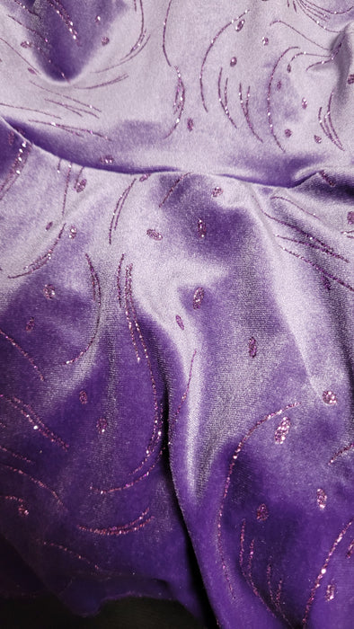 Mondor - Child's Born To Skate Icy Purple Skating Dress - 6X-7