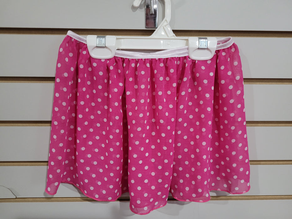 Child's Skirt - Pink and White Polka Dots