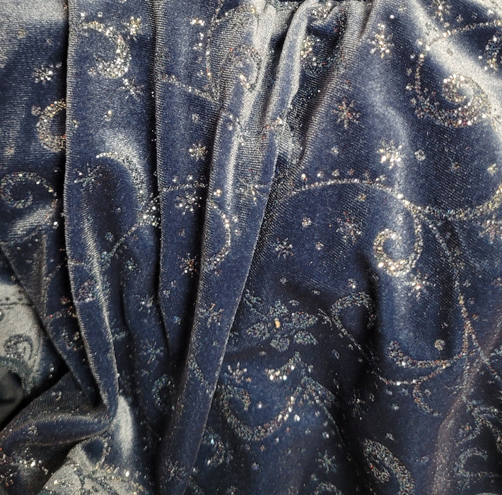 MONDOR - Child's Blue Queen Born to Skate Figure Skating Dress - 12-14