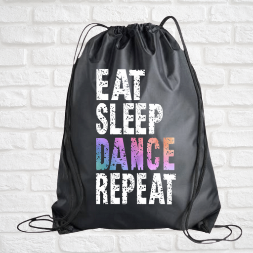 Dance Nylon Sportybag - Eat Sleep Dance Repeat