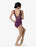DanznMotion - Adult Celeste V-Back Floral Leotard
