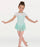 Body Wrappers Child Micro Check Skirted Leotard