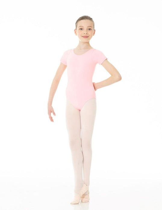 Mondor - Child's Short Sleeve Leotard - Pink