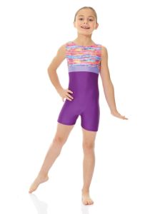 Mondor - Child's Printed Gymnastics Biketard