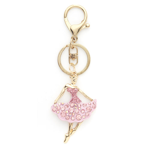 Dasha - Gold Ballerina Keychain