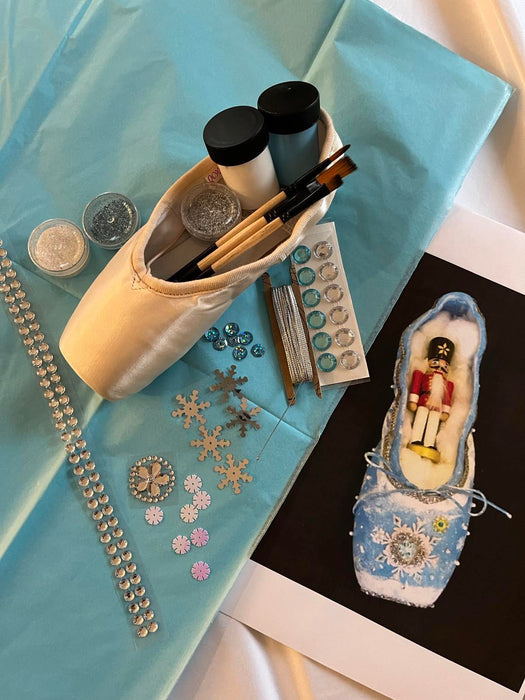 Nutcracker decorated deals pointe shoes