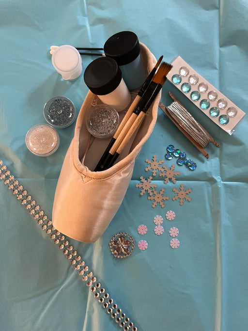 Pointe Shoe Decorating Kit - Elsa/Snow Queen Inspired