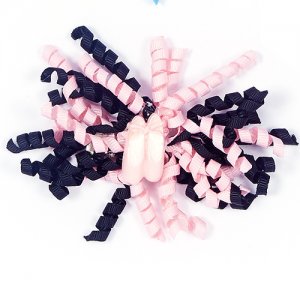 Dasha - Curly Ribbon Bow With Shoes
