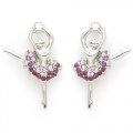 Dasha - Pink Crystal Earrings