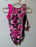 Motionwear - Child's Pink Print Gymnastics Leotard